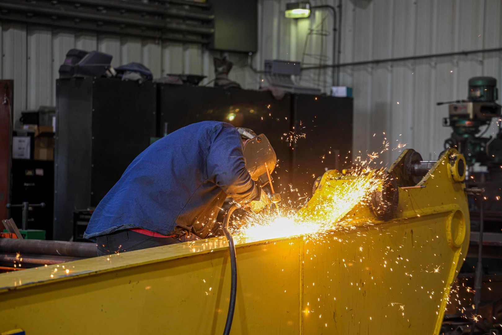 Welding work at Extreme Welding and Machine Services